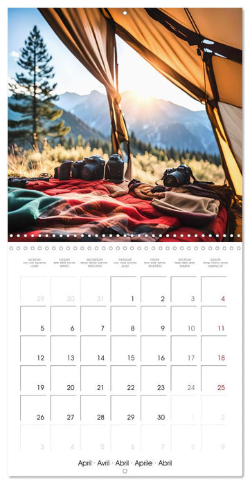 Camping holiday adventure - AI camping dreams for holiday planning (CALVENDO Monthly Calendar 2027)