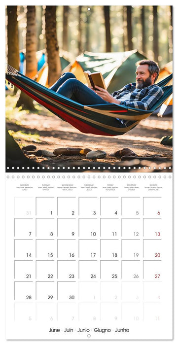 Camping holiday adventure - AI camping dreams for holiday planning (CALVENDO Monthly Calendar 2027)
