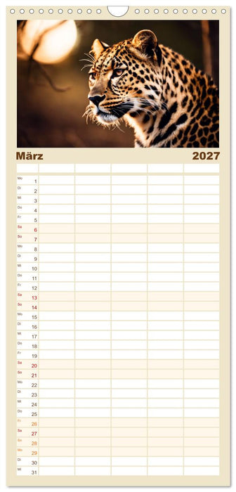 Gefleckte Jäger (CALVENDO Familienplaner 2027)