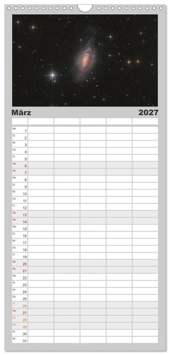 Deep-Sky Fotografie (CALVENDO Familienplaner 2027)