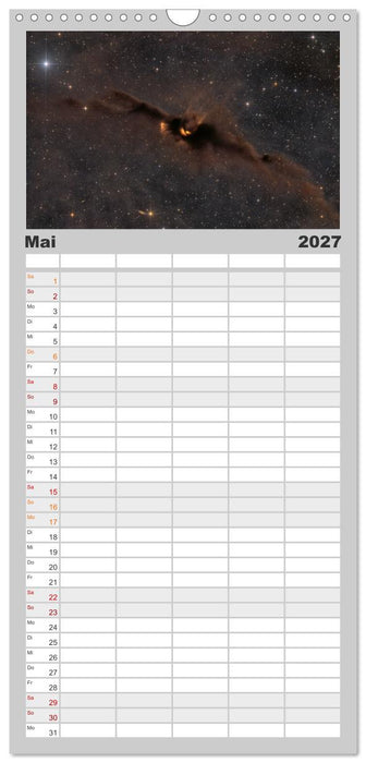 Deep-Sky Fotografie (CALVENDO Familienplaner 2027)