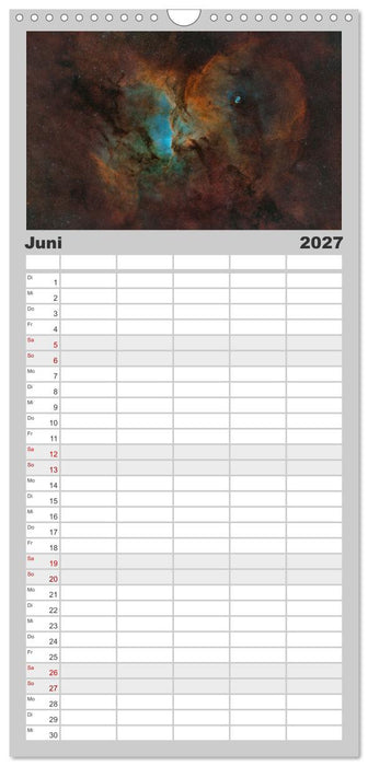 Deep-Sky Fotografie (CALVENDO Familienplaner 2027)