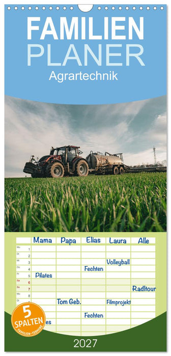Agrartechnik (CALVENDO Familienplaner 2027)