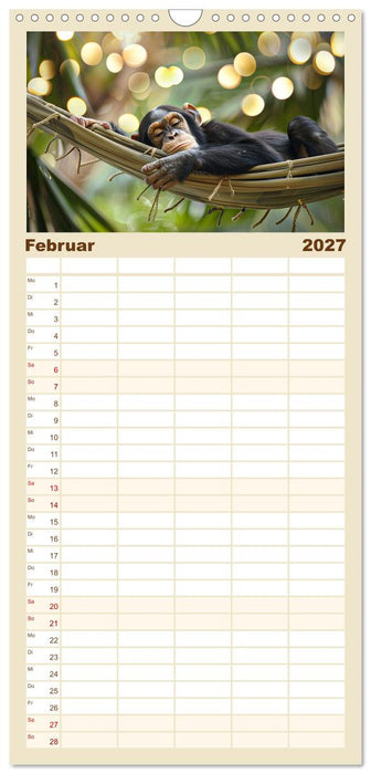 Einfach mal abhängen (CALVENDO Familienplaner 2027)