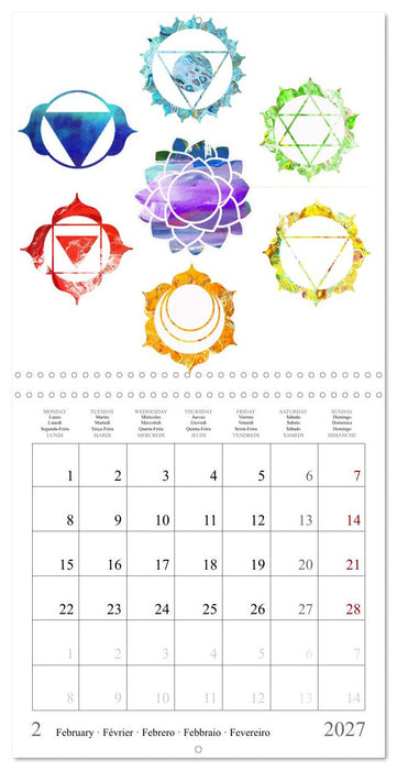 Your personalised yoga planner (CALVENDO Monthly Calendar 2027)