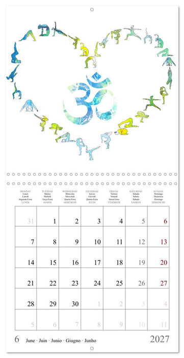 Your personalised yoga planner (CALVENDO Monthly Calendar 2027)