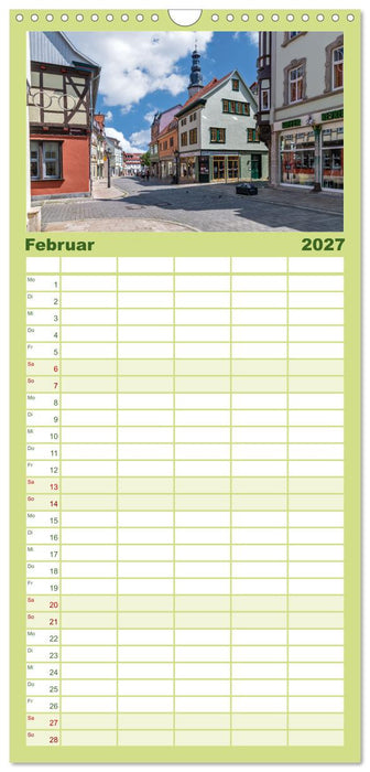 Mühlhausen in Thüringen (CALVENDO Familienplaner 2027)