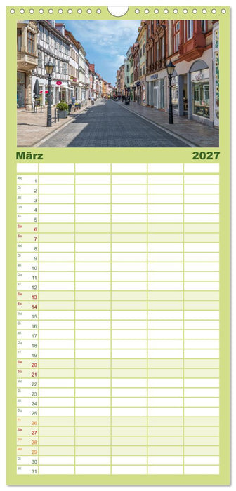 Mühlhausen in Thüringen (CALVENDO Familienplaner 2027)