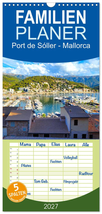 Port de Sóller - Mallorca (CALVENDO Familienplaner 2027)