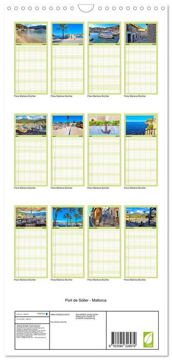 Port de Sóller - Mallorca (CALVENDO Familienplaner 2027)