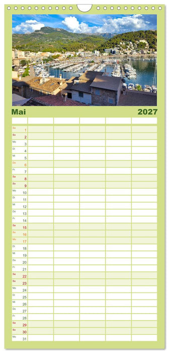 Port de Sóller - Mallorca (CALVENDO Familienplaner 2027)