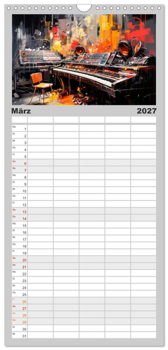ROCK Spüre die grenzenlose Power (CALVENDO Familienplaner 2027)