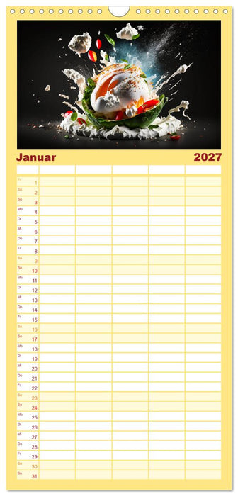 Italienische Gerichte (CALVENDO Familienplaner 2027)