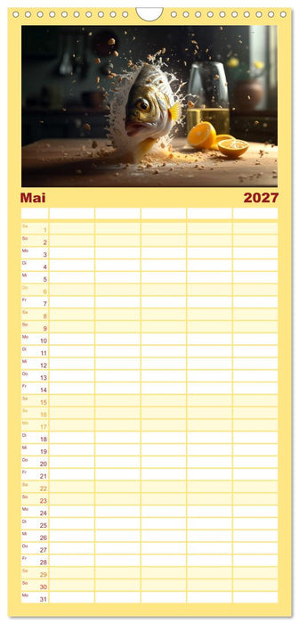 Italienische Gerichte (CALVENDO Familienplaner 2027)
