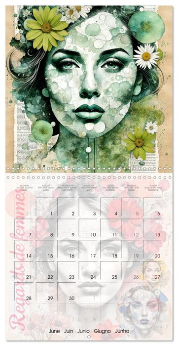 Regards de femmes (CALVENDO Calendrier mensuel 2027)