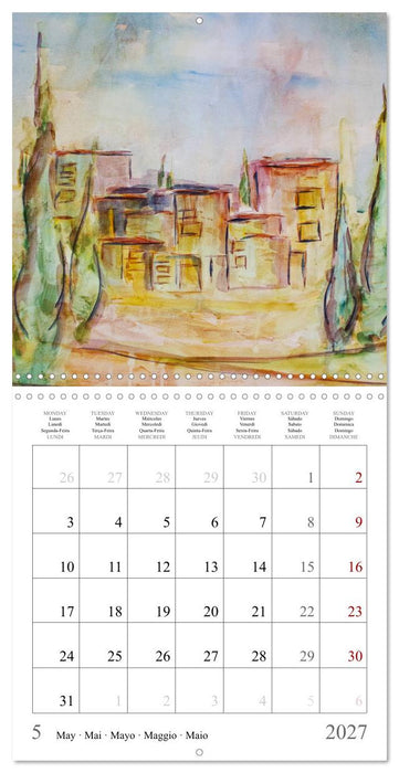 The colours of Tuscany in Italy (CALVENDO Monthly Calendar 2027)