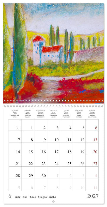 The colours of Tuscany in Italy (CALVENDO Monthly Calendar 2027)