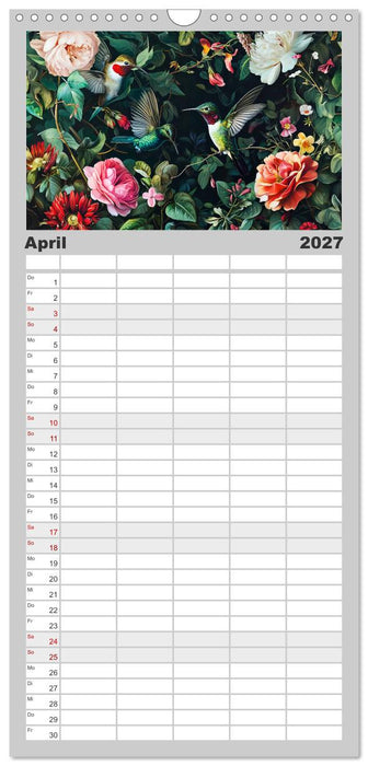 Gartengeflüster - Tierische Besucher in der Blütenfülle (CALVENDO Familienplaner 2027)