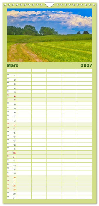 Faszination Thüringer Wald (CALVENDO Familienplaner 2027)