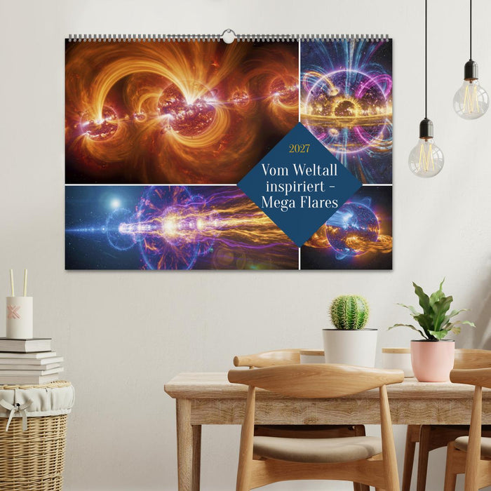 Vom Weltall inspiriert - Mega Flares (CALVENDO Wandkalender 2027)