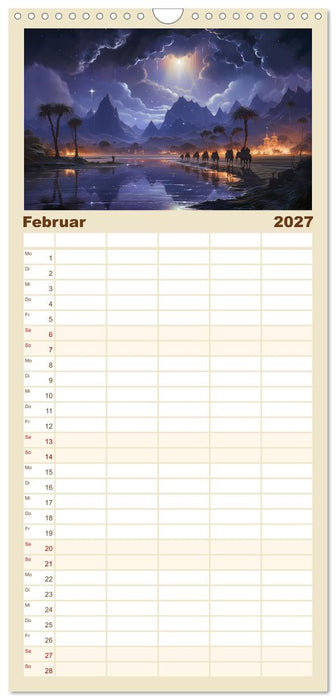 Die Karawane zieht weiter (CALVENDO Familienplaner 2027)