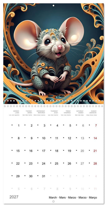 La joie animale (CALVENDO Calendrier mensuel 2027)