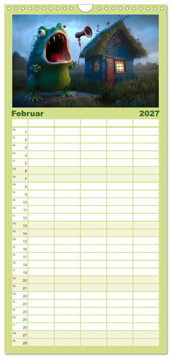 Frosch Konzert (CALVENDO Familienplaner 2027)