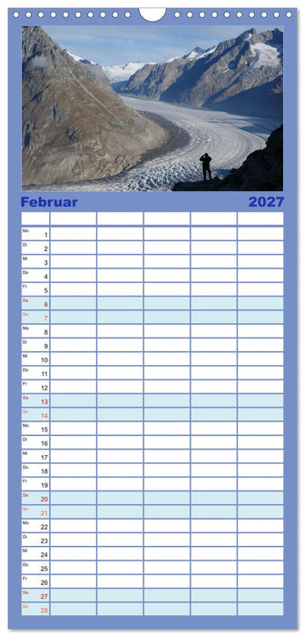 WANDERN über Stock und Stein in der Schweiz (CALVENDO Familienplaner 2027)
