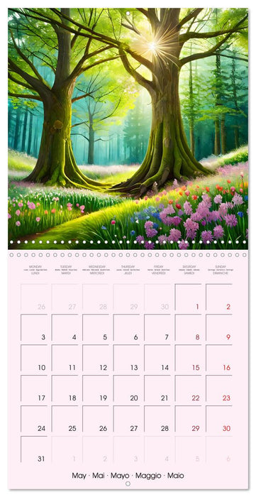 The forest through the seasons (CALVENDO Monthly Calendar 2027)