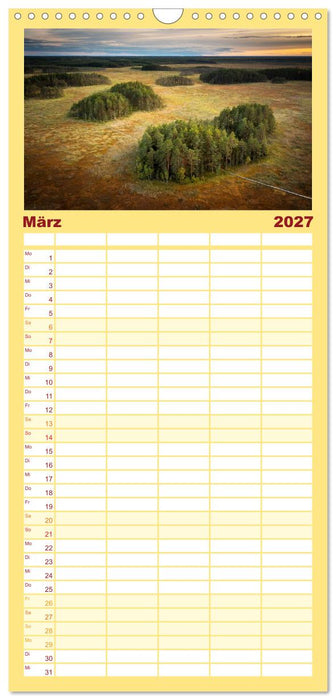 Traumhaftes Baltikum (CALVENDO Familienplaner 2027)