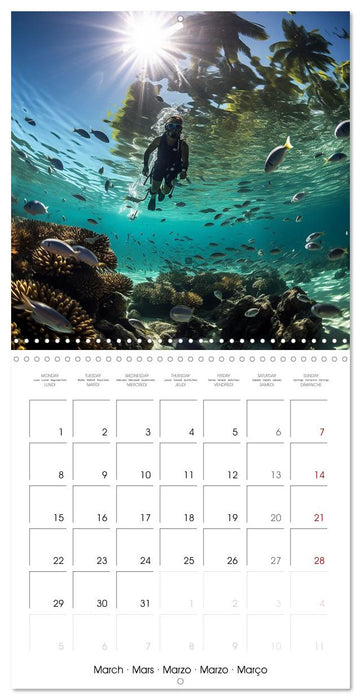 Beside tropical beaches (CALVENDO Monthly Calendar 2027)
