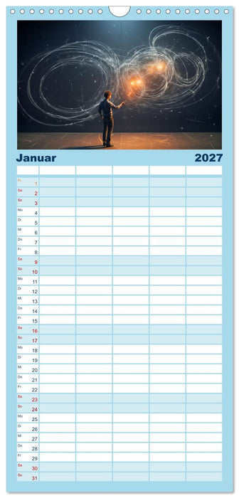 Universum der Wissenschaften (CALVENDO Familienplaner 2027)