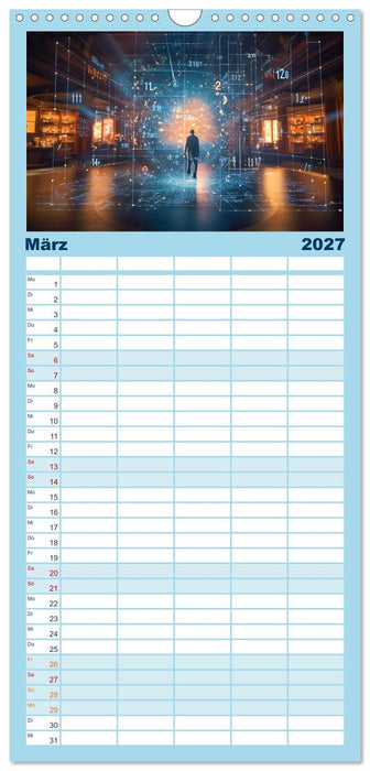 Universum der Wissenschaften (CALVENDO Familienplaner 2027)