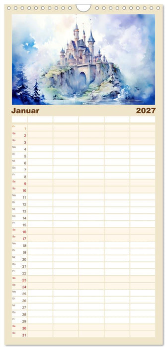 Nah am Wasser gebaut (CALVENDO Familienplaner 2027)