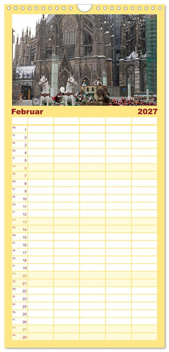 Cologne - Köln (CALVENDO Familienplaner 2027)