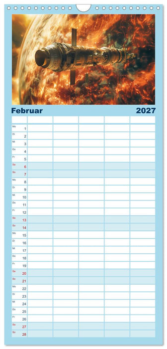 Sternenreisen - Ein kosmischer Kalender (CALVENDO Familienplaner 2027)