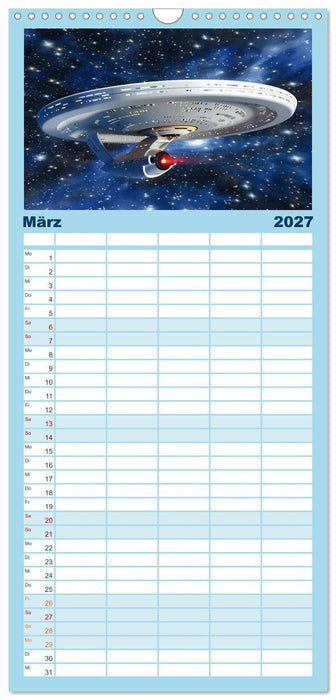 Sternenreisen - Ein kosmischer Kalender (CALVENDO Familienplaner 2027)