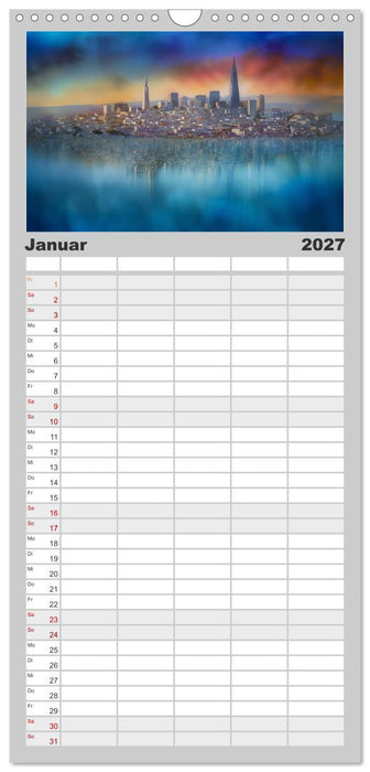 Fantasiestädte (CALVENDO Familienplaner 2027)