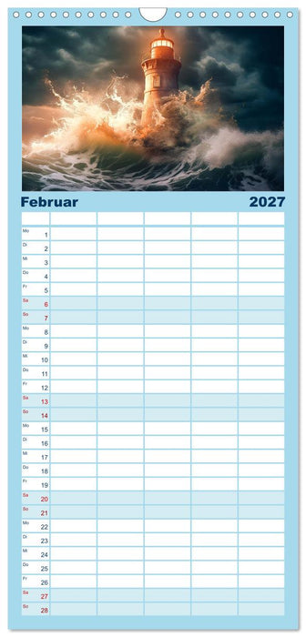 KI-Leuchttürme (CALVENDO Familienplaner 2027)