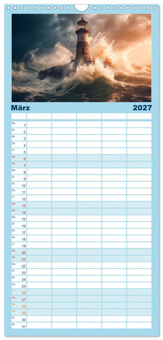 KI-Leuchttürme (CALVENDO Familienplaner 2027)
