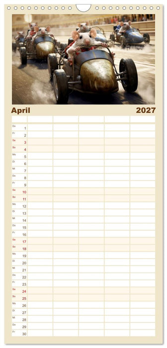 Ein Jahr im Leben von Familie Maus (CALVENDO Familienplaner 2027)