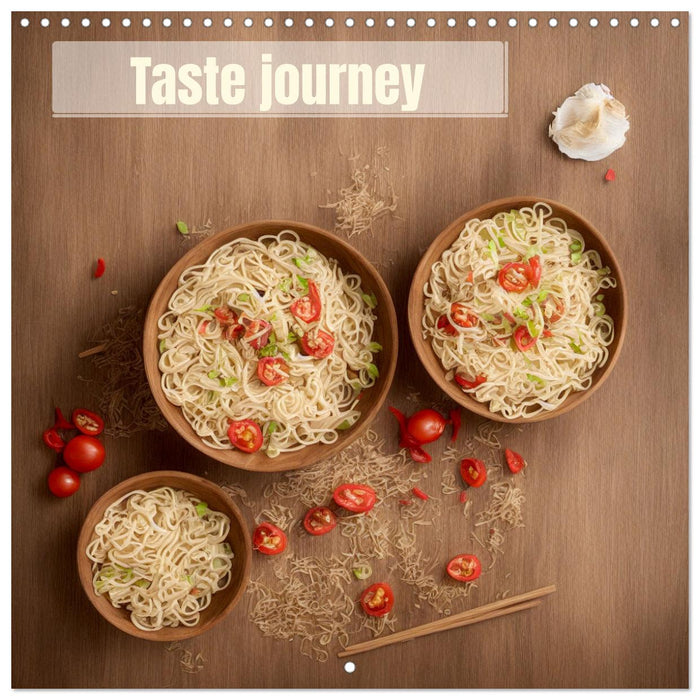 Taste journey (CALVENDO Monthly Calendar 2027)