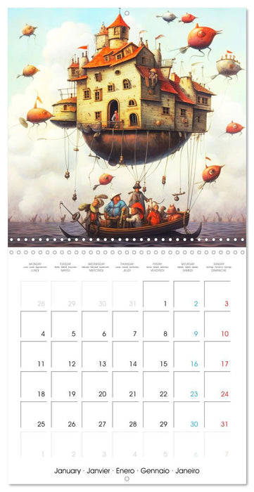 Élévation dans les airs (CALVENDO Calendrier mensuel 2027)