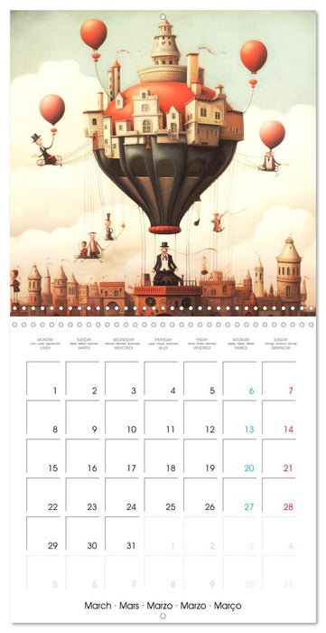 Élévation dans les airs (CALVENDO Calendrier mensuel 2027)