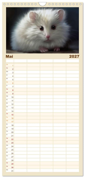 Zauberhafte Fluffies (CALVENDO Familienplaner 2027)