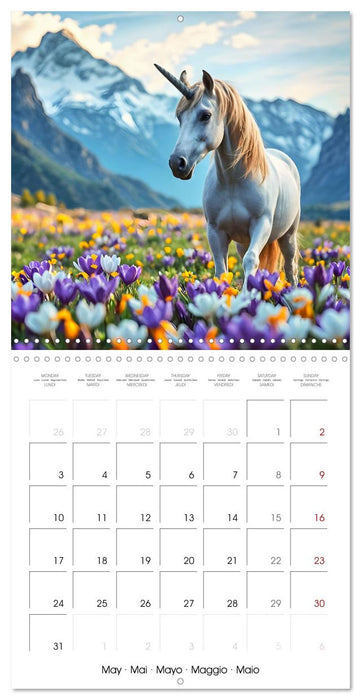 Fairytale Land of AI Unicorns (CALVENDO Monthly Calendar 2027)