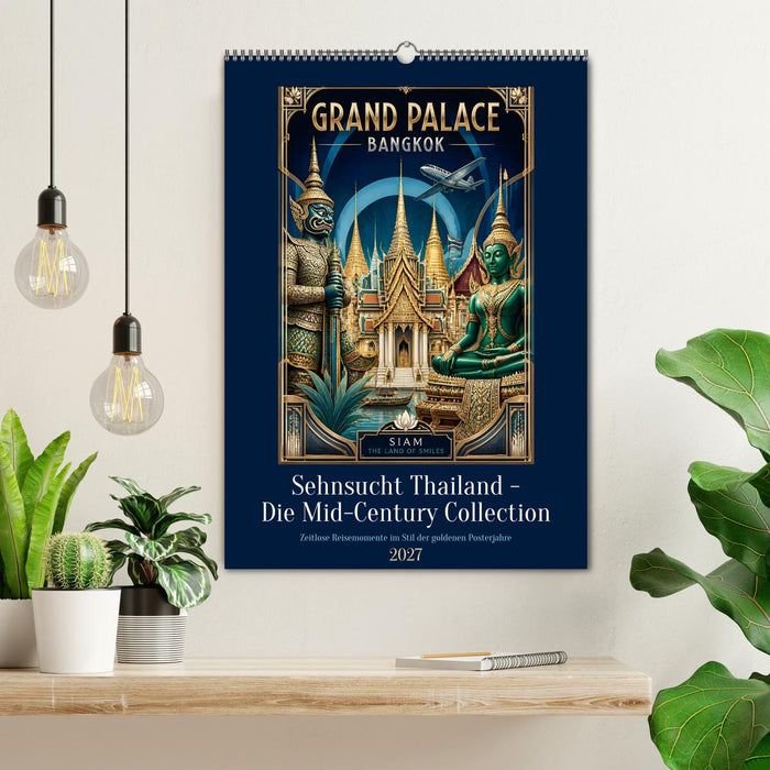 Sehnsucht Thailand - Die Mid-Century Collection (CALVENDO Wandkalender 2027)