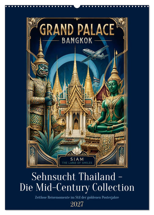Sehnsucht Thailand - Die Mid-Century Collection (CALVENDO Wandkalender 2027)