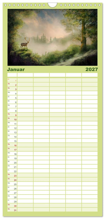 Geheimnisse des alten Waldes (CALVENDO Familienplaner 2027)