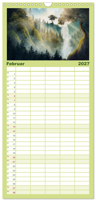 Geheimnisse des alten Waldes (CALVENDO Familienplaner 2027)